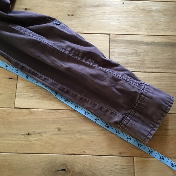 Vintage Y2K Renuar Collection Brown Cotton High Collar Field Jacket - Picture 12 of 16